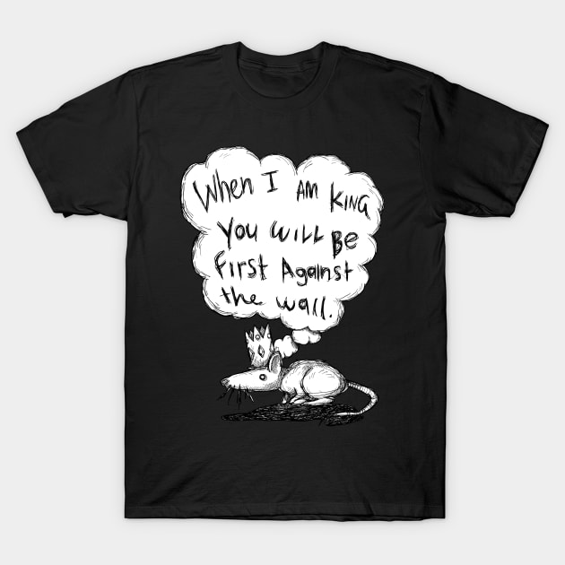 Paranoid Android  - Radiohead Illustrated lyrics. T-Shirt by bangart